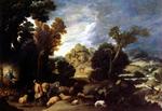 欧洲12-19世纪油画四_COLLANTES, Francisco - The Burning Bush